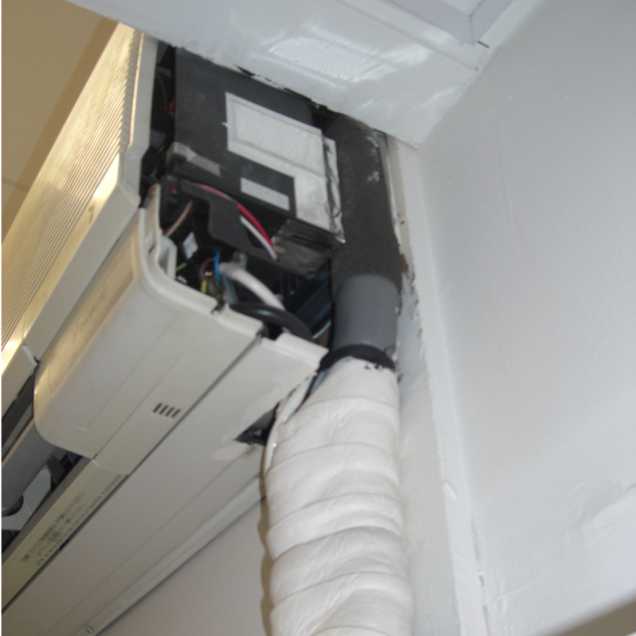 Example of a Bad installations of air conditioning