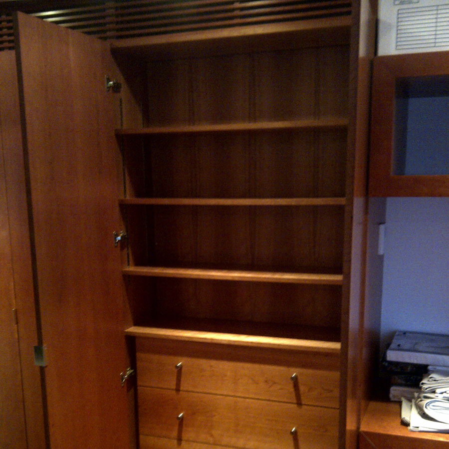 Example of Air conditioning buit into wardrobes work